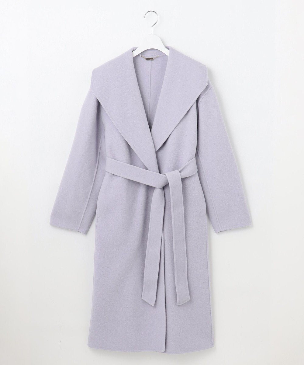 【自由区/JIYU-KU】のウールリバーロング コート インテリア・キッズ・メンズ・レディースファッション・服の通販 founy(ファニー) ファッション Fashion レディースファッション Fashion for Women アウター Coat / Outerwear Collection コート・ロングコート・ピーコート Long Coats, Peacoats & More レディースジャケット・軽アウター Jackets インナー Innerwear エレガント 上品 Elegant ガウン Gown, Robe ショート Short, Short Length ジャケット Jacket, Outerwear ダウン Down, Puffer ドレープ Drape, Draping Fabric フェミニン Feminine, Girly ロング Long, Long-Length 冬 Winter / This Winter A/W・秋冬 Autumn/Winter テンダーブルー|ID: prp329100004708203 ipo3291000000034595126