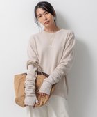 【23区/NIJYUSANKU】の【Oggi2月号掲載/洗える】ピュアカシミヤ クルーネック ニット ベージュ系|ID: prp329100004708210 ipo3291000000034006072
