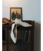 【イェッカ ヴェッカ/YECCA VECCA】の【CLASSY.掲載】Vカットメタルヒールパンプス Ivory|ID: prp329100004708214 ipo3291000000034006090