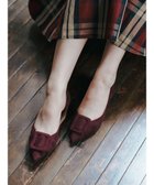 【イェッカ ヴェッカ/YECCA VECCA】の【CLASSY.掲載】バックルローヒールパンプス Bordeaux|ID: prp329100004708215 ipo3291000000034006092