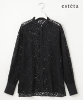 【23区/NIJYUSANKU】の【エステータ】コードレース シャツ 人気、トレンドファッション・服の通販 founy(ファニー) ファッション Fashion レディースファッション Fashion for Women トップス・カットソー Cut & Sew Tops シャツ・ブラウス・オフィスカジュアル Elegant Blouses & Button-Ups おすすめ Recommended / Our Picks エレガント 上品 Elegant カフス Cuff Design セットアップ Set-Up, Coordinated Outfit フラワー Flower, Floral モチーフ Motif, Design Theme ラッセル Raschel, Raschel Lace レース Lace, Lace Fabric 夏 Summer 春 Spring S/S・春夏 SS, Spring/Summer, Warm Season 長袖 Long Sleeve, Full Sleeve |ID:prp329100004708222