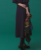 【23区/NIJYUSANKU】の【洗える/セットアップ対応】ヴィスコースストレッチ フレア スカート ネイビー系|ID: prp329100004708223 ipo3291000000034338106