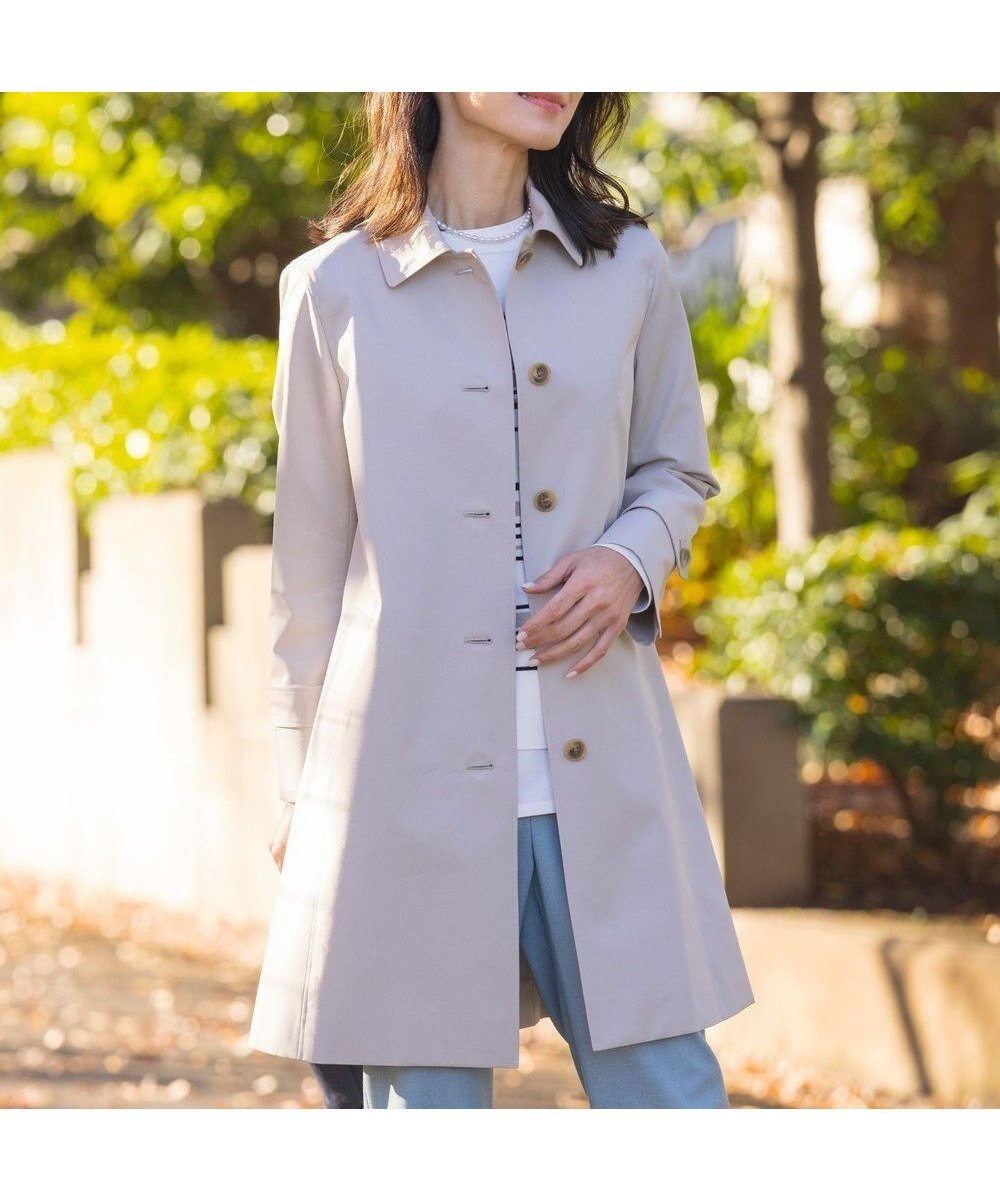 【ジェイ プレス/J.PRESS】の【WEB限定カラーあり・撥水】80/2 T/C ツイル ステンカラー ロングコート インテリア・キッズ・メンズ・レディースファッション・服の通販 founy(ファニー) ファッション Fashion レディースファッション Fashion for Women アウター Coat / Outerwear Collection コート・ロングコート・ピーコート Long Coats, Peacoats & More レディースジャケット・軽アウター Jackets イエロー Yellow 春 Spring コンパクト Compact, Small Size ジャケット Jacket, Outerwear チェック Check, Plaid, Tartan ツイル Twist, Twisted Detail 定番 Standard, Basic Item ロング Long, Long-Length S/S・春夏 SS, Spring/Summer, Warm Season 夏 Summer エレガント 上品 Elegant ライトグレー系|ID: prp329100004708224 ipo3291000000034188932