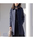 【ジェイ プレス/J.PRESS】の【WEB限定カラーあり・撥水】80/2 T/C ツイル ステンカラー ロングコート ネイビー系|ID: prp329100004708224 ipo3291000000034188933