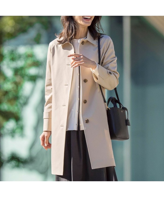 【ジェイ プレス/J.PRESS】の【WEB限定カラーあり・撥水】80/2 T/C ツイル ステンカラー ロングコート インテリア・キッズ・メンズ・レディースファッション・服の通販 founy(ファニー) https://founy.com/ ファッション Fashion レディースファッション Fashion for Women アウター Coat / Outerwear Collection コート・ロングコート・ピーコート Long Coats, Peacoats & More レディースジャケット・軽アウター Jackets イエロー Yellow 春 Spring コンパクト Compact, Small Size ジャケット Jacket, Outerwear チェック Check, Plaid, Tartan ツイル Twist, Twisted Detail 定番 Standard, Basic Item ロング Long, Long-Length S/S・春夏 SS, Spring/Summer, Warm Season 夏 Summer エレガント 上品 Elegant |ID: prp329100004708224 ipo3291000000035535917