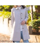 【ジェイ プレス/J.PRESS】の【WEB限定カラーあり・撥水】80/2 T/C ツイル ステンカラー ロングコート ライトグレー系|ID: prp329100004708224 ipo3291000000035535922