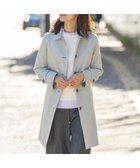 【ジェイ プレス/J.PRESS】の【WEB限定カラーあり・撥水】80/2 T/C ツイル ステンカラー ロングコート スカイブルー系|ID: prp329100004708224 ipo3291000000035535927