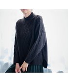 【エニー/ANY】の【6色展開】ソフトアクリルハイネックケーブルニット ブラック|ID: prp329100004708246 ipo3291000000034366091