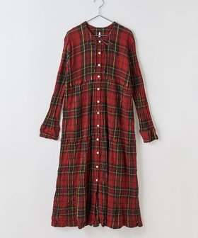 【クレプリツモリチサト/creperie tsumori chisato】のcreperie LONG SLEEVES ONE PIECE -TARTAN CHECK 人気、トレンドファッション・服の通販 founy(ファニー) ファッション Fashion レディースファッション Fashion for Women ワンピース Dresses コレクション Collection, Seasonal Line フォルム Silhouette, Form フロント Front, Front Design ポケット Pocket, Pocket Detail 羽織 Haori, Light Jacket ロング Long, Long-Length A/W・秋冬 Autumn/Winter S/S・春夏 SS, Spring/Summer, Warm Season 新作・新入荷 New Arrivals / New In 日本製 Made In Japan 夏 Summer |ID:prp329100004708251