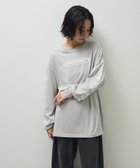 【グリーンパークス/Green Parks】の・SUGAR SPOON スポーツロゴptロンTEE Light Gray|ID: prp329100004708258 ipo3291000000034006390