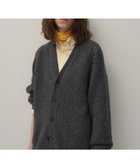 【エイトン/ATON】のWOOL CASHMERE ALPACA メッシュVネックカーディガン 人気、トレンドファッション・服の通販 founy(ファニー) ファッション Fashion レディースファッション Fashion for Women トップス・カットソー Cut & Sew Tops ニット Knit Tops & Sweaters カーディガン・羽織り Layered Style Cardigans Vネックトップス V-Neck Tops / V-Cut Neckline Shirts 新作・新入荷 New Arrivals / New In カットソー Cut and Sewn Top カーディガン Cardigan, Knitwear セーター Sweater, Knitwear メッシュ Mesh, Net Fabric A/W・秋冬 Autumn/Winter thumbnail CHARCOAL GRAY|ID: prp329100004708268 ipo3291000000034006453