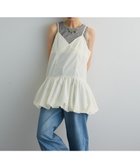【グリーンパークス/Green Parks】の裾バルーンキャミワンピース White|ID: prp329100004708269 ipo3291000000034006455