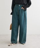 【グリーンパークス/Green Parks】の・SUGAR SPOON タックデニムワイドパンツ Green|ID: prp329100004708272 ipo3291000000034006470