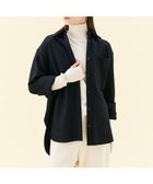 【ベイジ,/BEIGE,】のMONTAIGNE / ウールオーバーサイズシャツ Black|ID: prp329100004708279 ipo3291000000034271487