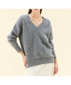 【ベイジ,/BEIGE,】の【Precious掲載】AMARILLO / スパンコールフォックスVネックニット M.Gray|ID: prp329100004708282 ipo3291000000035636626