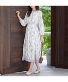 【ティアクラッセ/Tiaclasse】の【洗える】トワルドジュイ配色ワンピース アイボリー|ID: prp329100004708285 ipo3291000000034006515