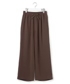 【ジェイプレスヨークストリート/J.PRESS YORK STREET】の【WOMEN】イージーワイド パンツ ブラウン系|ID: prp329100004708288 ipo3291000000034006527