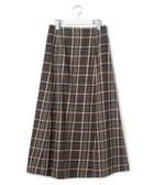 【ジェイプレスヨークストリート/J.PRESS YORK STREET】の【WOMEN】チェック ロングスカート ライトグレー系3|ID: prp329100004708290 ipo3291000000034006532
