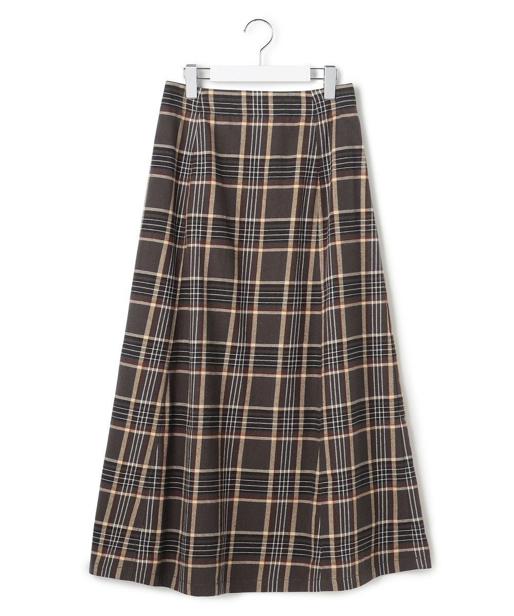 【ジェイプレスヨークストリート/J.PRESS YORK STREET】の【WOMEN】チェック ロングスカート インテリア・キッズ・メンズ・レディースファッション・服の通販 founy(ファニー) 　ファッション　Fashion　レディースファッション　Fashion for Women　スカート　Skirts　ロングスカート　Long Skirts / Maxi & Midi Skirts　ウォッシュ　Washed Finish　秋　Autumn　ショート　Short, Short Length　シンプル　Simple, Minimal　スウェット / スエット　Sweatshirt, Sweatwear　スニーカー　Sneakers, Trainers　チェック　Check, Plaid, Tartan　バランス　Balance, Style Balance　フラット　Flat, Flat Shoes　フレア　Flare, Flared　ミックス　Mix, Mixed Style　ルーズ　Loose, Oversized　ロング　Long, Long-Length　A/W・秋冬　Autumn/Winter　おすすめ　Recommended / Our Picks　ライトグレー系3|ID: prp329100004708290 ipo3291000000035626001