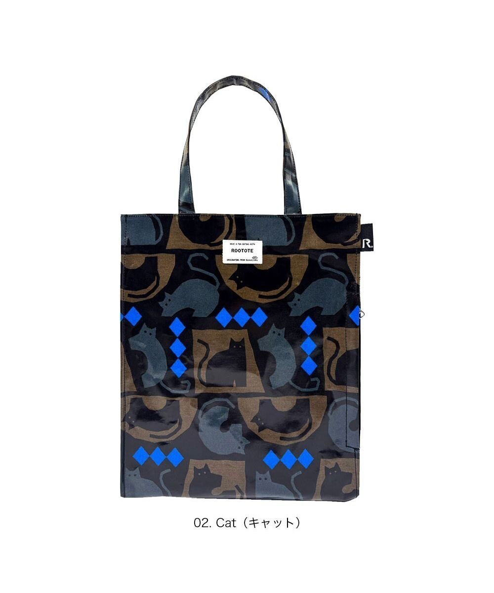 【ルートート/ROOTOTE】の3610【ラミネート加工】EU.アーキャトル.ラミネート-U インテリア・キッズ・メンズ・レディースファッション・服の通販 founy(ファニー) 　ファッション　Fashion　レディースファッション　Fashion for Women　バッグ　Bags　カメラ　Camera Accessories　雑誌　Magazine, Fashion Magazine　ネコ　Cat, Feline Motif　パターン　Pattern, Design Print　プリント　Print, Printed Pattern　ポケット　Pocket, Pocket Detail　マグネット　Magnet, Magnetic Closure　モチーフ　Motif, Design Theme　ランダム　Random, Irregular　おすすめ　Recommended / Our Picks　新作・新入荷　New Arrivals / New In　ビジネス 仕事 通勤　Business / Work / Commuting　02:キャット|ID: prp329100004708292 ipo3291000000034006540