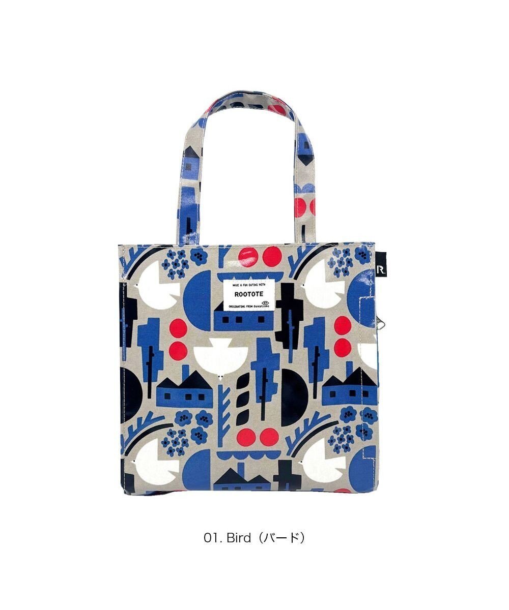 【ルートート/ROOTOTE】の3611【ラミネート加工】EU.スクエア.ラミネート-U インテリア・キッズ・メンズ・レディースファッション・服の通販 founy(ファニー) 　ファッション　Fashion　レディースファッション　Fashion for Women　バッグ　Bags　カメラ　Camera Accessories　スクエア　Square, Square Shape　財布　Wallet, Purse　ネコ　Cat, Feline Motif　パターン　Pattern, Design Print　プリント　Print, Printed Pattern　ポケット　Pocket, Pocket Detail　ポーチ　Pouch, Small Case　モチーフ　Motif, Design Theme　ランダム　Random, Irregular　新作・新入荷　New Arrivals / New In　01:バード|ID: prp329100004708293 ipo3291000000034006543