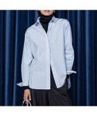 【23区/NIJYUSANKU】の【洗える】CANCLINI ベーシック シャツ 人気、トレンドファッション・服の通販 founy(ファニー) ファッション Fashion レディースファッション Fashion for Women トップス・カットソー Cut & Sew Tops シャツ・ブラウス・オフィスカジュアル Elegant Blouses & Button-Ups イタリア Italy インナー Innerwear エレガント 上品 Elegant 洗える Machine Washable シンプル Simple, Minimal ストライプ Stripe, Striped Pattern スリーブ Sleeve, Long Sleeve / Short Sleeve ダブル Double, Double-Breasted ツイル Twist, Twisted Detail デニム Denim, Jeans Material 定番 Standard, Basic Item ベーシック Basic, Essential 無地 Plain, Solid Color ロング Long, Long-Length A/W・秋冬 Autumn/Winter 冬 Winter / This Winter おすすめ Recommended / Our Picks 2023年 2023 2023-2024秋冬・A/W Autumn/Winter 2023–24 AW23–24 thumbnail サックスブルーストライプ|ID: prp329100004708300 ipo3291000000034006574