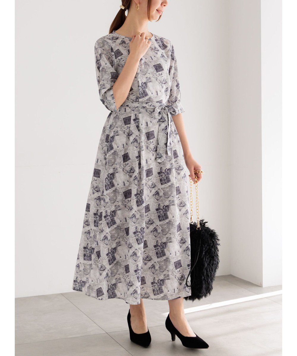 【テチチ/Te chichi】のマップパターンプリントワンピース 人気、トレンドファッション・服の通販 founy(ファニー) 　ファッション　Fashion　レディースファッション　Fashion for Women　ワンピース　Dresses　新作・新入荷　New Arrivals / New In　夏　Summer　S/S・春夏　SS, Spring/Summer, Warm Season　A/W・秋冬　Autumn/Winter　 other-1|ID: prp329100004708312 ipo3291000000034006603