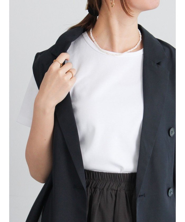 【テチチ/Te chichi】のクルーネックTシャツ インテリア・キッズ・メンズ・レディースファッション・服の通販 founy(ファニー) https://founy.com/ ファッション Fashion レディースファッション Fashion for Women トップス・カットソー Cut & Sew Tops シャツ・ブラウス・オフィスカジュアル Elegant Blouses & Button-Ups ロングTシャツ・Tシャツ Longline T-Shirts & Tees カットソー・ベーシックTシャツ Cut-and-Sewn Tops / Stretch Tees & Basics カットソー Cut and Sewn Top シンプル Simple, Minimal 夏 Summer S/S・春夏 SS, Spring/Summer, Warm Season A/W・秋冬 Autumn/Winter |ID: prp329100004708324 ipo3291000000034006644