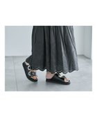 【テチチ/Te chichi】のエンブロイダリーティアードスカート チャコールグレー|ID: prp329100004708342 ipo3291000000034006706