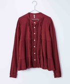 【クレプリツモリチサト/creperie tsumori chisato】のcreperie FRILL TOPS 人気、トレンドファッション・服の通販 founy(ファニー) ファッション Fashion レディースファッション Fashion for Women トップス・カットソー Cut & Sew Tops シャツ・ブラウス・オフィスカジュアル Elegant Blouses & Button-Ups インナー Innerwear カーディガン Cardigan, Knitwear コレクション Collection, Seasonal Line コンパクト Compact, Small Size フォルム Silhouette, Form フリル Frill, Ruffle フロント Front, Front Design A/W・秋冬 Autumn/Winter S/S・春夏 SS, Spring/Summer, Warm Season 新作・新入荷 New Arrivals / New In 日本製 Made In Japan 夏 Summer thumbnail WINE|ID: prp329100004708380 ipo3291000000034006844