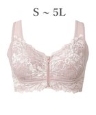 【ブラデリス ニューヨーク/BRADELIS New York】の【BRADELIS NewYork peace】細みえフロントファスナー綿混ブラ25 ノンワイヤー 補正 ブラジャー 脇高でコンパクト 小さく見せる ヌーディピンク|ID: prp329100004708388 ipo3291000000036867183