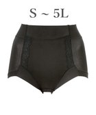 【ブラデリス ニューヨーク/BRADELIS New York】の【BRADELIS NewYork peace】 細みえ快適綿混ショーツ25 補正下着 深め ハイウエスト お腹スッキリ 人気、トレンドファッション・服の通販 founy(ファニー) ファッション Fashion レディースファッション Fashion for Women 下着・ランジェリー Lingerie & Intimates ショーツ・ランジェリー用ボトムス Panties / Briefs / Lingerie Bottoms アンダーウェア・ベースインナー・肌着 Underwear / Base Layer / Undergarments アンダー Underwear Essentials シェイプ Shape, Slim Fit ショーツ Shorts, Short Pants シンプル Simple, Minimal タンブラー Tumbler, Travel Mug パターン Pattern, Design Print フィット Fit, Slim Fit フラット Flat, Flat Shoes フロント Front, Front Design プリント Print, Printed Pattern ランジェリー Lingerie, Intimate Wear レース Lace, Lace Fabric ワイヤー Wire, Wired Bra 新作・新入荷 New Arrivals / New In おすすめ Recommended / Our Picks thumbnail ブラック|ID: prp329100004708389 ipo3291000000034006875