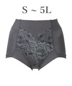 【ブラデリス ニューヨーク/BRADELIS New York】の【BRADELIS NewYork peace】 細みえ快適綿混ショーツ25 補正下着 深め ハイウエスト お腹スッキリ ロイヤルグレー|ID: prp329100004708389 ipo3291000000035571473