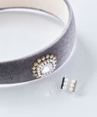 【フィービィー/phoebe】のオンワード限定セット パール バーライトフィットイヤリング×クラッシービジューカチューシャ シルバー シルバー|ID: prp329100004708413 ipo3291000000034006948