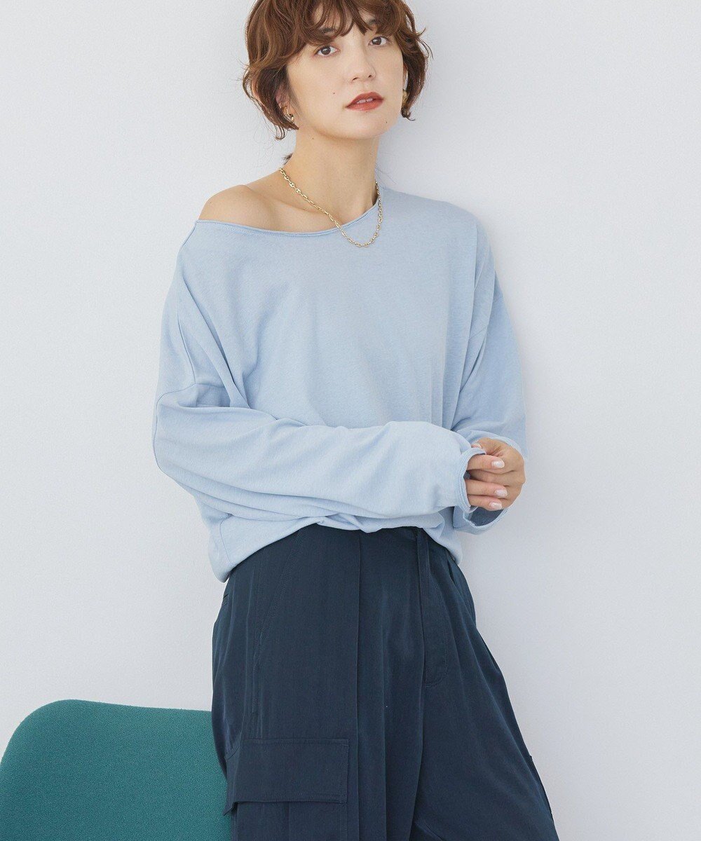 【アメリカンホリック/AMERICAN HOLIC】のスラブ天竺シアープルオーバー インテリア・キッズ・メンズ・レディースファッション・服の通販 founy(ファニー) ファッション Fashion レディースファッション Fashion for Women トップス・カットソー Cut & Sew Tops シャツ・ブラウス・オフィスカジュアル Elegant Blouses & Button-Ups ロングTシャツ・Tシャツ Longline T-Shirts & Tees カジュアルプルオーバー・ニットトップス Pullovers & Knit Tops / Casual Pullovers カットソー・ベーシックTシャツ Cut-and-Sewn Tops / Stretch Tees & Basics アメリカン American Style インナー Innerwear カットオフ Cut-Off Design カットソー Cut and Sewn Top サロペット Overalls, Salopette シアー Sheer, See-Through シンプル Simple, Minimal スタイリッシュ Stylish, Fashionable ポケット Pocket, Pocket Detail A/W・秋冬 Autumn/Winter おすすめ Recommended / Our Picks Sax|ID: prp329100004708434 ipo3291000000034007026