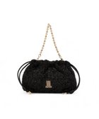 【ランバン オン ブルー/LANVIN en Bleu】のカレンデ 2WAYハンドバッグ 人気、トレンドファッション・服の通販 founy(ファニー) ファッション Fashion レディースファッション Fashion for Women バッグ Bags 新作・新入荷 New Arrivals / New In ショルダー Shoulder, Shoulder Strap チェーン Chain, Chain Strap ハンド Hand, Handmade フェミニン Feminine, Girly リップ Lip, Lip Motif 巾着 Drawstring Bag, Kinchaku 財布 Wallet, Purse thumbnail ラメブラック|ID: prp329100004708443 ipo3291000000034007072