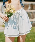 【三愛水着楽園/San-ai Resort】の楊柳 ショートパンツ M・L 【San-ai Resort(サンアイリゾート)】 ホワイト|ID: prp329100004708449 ipo3291000000034007091