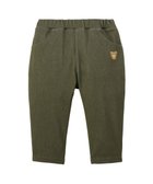 【ミキハウスホットビスケッツ/MIKI HOUSE HOT BISCUITS / KIDS】の【Everyday Series】ワンポイント ストレッチ10分丈パンツ カーキ|ID: prp329100004709385 ipo3291000000034017284