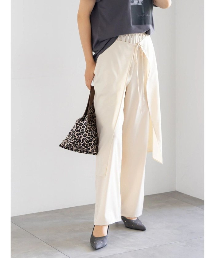 【テチチ/Te chichi】のラップスカートレイヤードストレートパンツ《2025Autumn catalog item》 インテリア・キッズ・メンズ・レディースファッション・服の通販 founy(ファニー) https://founy.com/ ファッション Fashion レディースファッション Fashion for Women スカート Skirts 新作・新入荷 New Arrivals / New In 2025年 2025 2025-2026秋冬・A/W Autumn/Winter 2025–26 AW25–26 ストレート Straight, Straight Cut ラップ Wrap, Wrap Design 夏 Summer S/S・春夏 SS, Spring/Summer, Warm Season A/W・秋冬 Autumn/Winter 雑誌 Magazine, Fashion Magazine |ID: prp329100004709388 ipo3291000000034017292