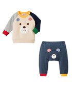 【ミキハウスホットビスケッツ/MIKI HOUSE HOT BISCUITS / KIDS】の【ベビーウェアパック】トレーナー&パンツセット マルチカラー|ID: prp329100004709396 ipo3291000000034017317