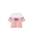 【ヘリーハンセン/HELLY HANSEN / KIDS】の【キッズ・UVカット・吸汗速乾・ECO素材・記名ラベル付】ハーフスリーブフットボールティー ラグーンピンク|ID: prp329100004709413 ipo3291000000034017357