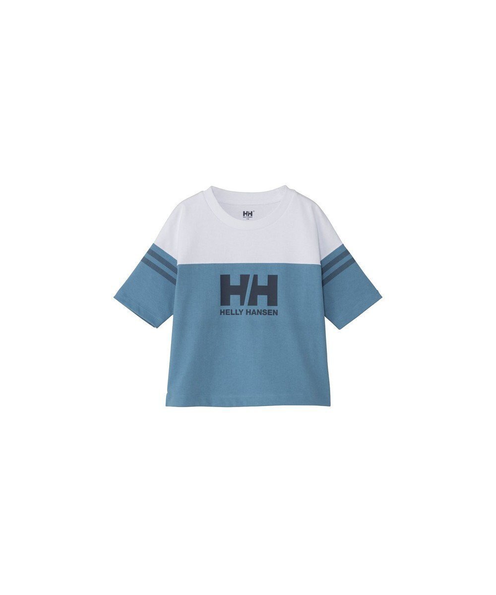 【ヘリーハンセン/HELLY HANSEN / KIDS】の【キッズ・UVカット・吸汗速乾・ECO素材・記名ラベル付】ハーフスリーブフットボールティー インテリア・キッズ・メンズ・レディースファッション・服の通販 founy(ファニー) 　ファッション　Fashion　キッズファッション　Fashion for Kids　トップス・カットソー　Cut & Sew Tops　カットソー　Cut and Sewn Top　スリーブ　Sleeve, Long Sleeve / Short Sleeve　ハーフ　Half, Half-Length　夏　Summer　S/S・春夏　SS, Spring/Summer, Warm Season　A/W・秋冬　Autumn/Winter　ムーンライトシー|ID: prp329100004709413 ipo3291000000034017358