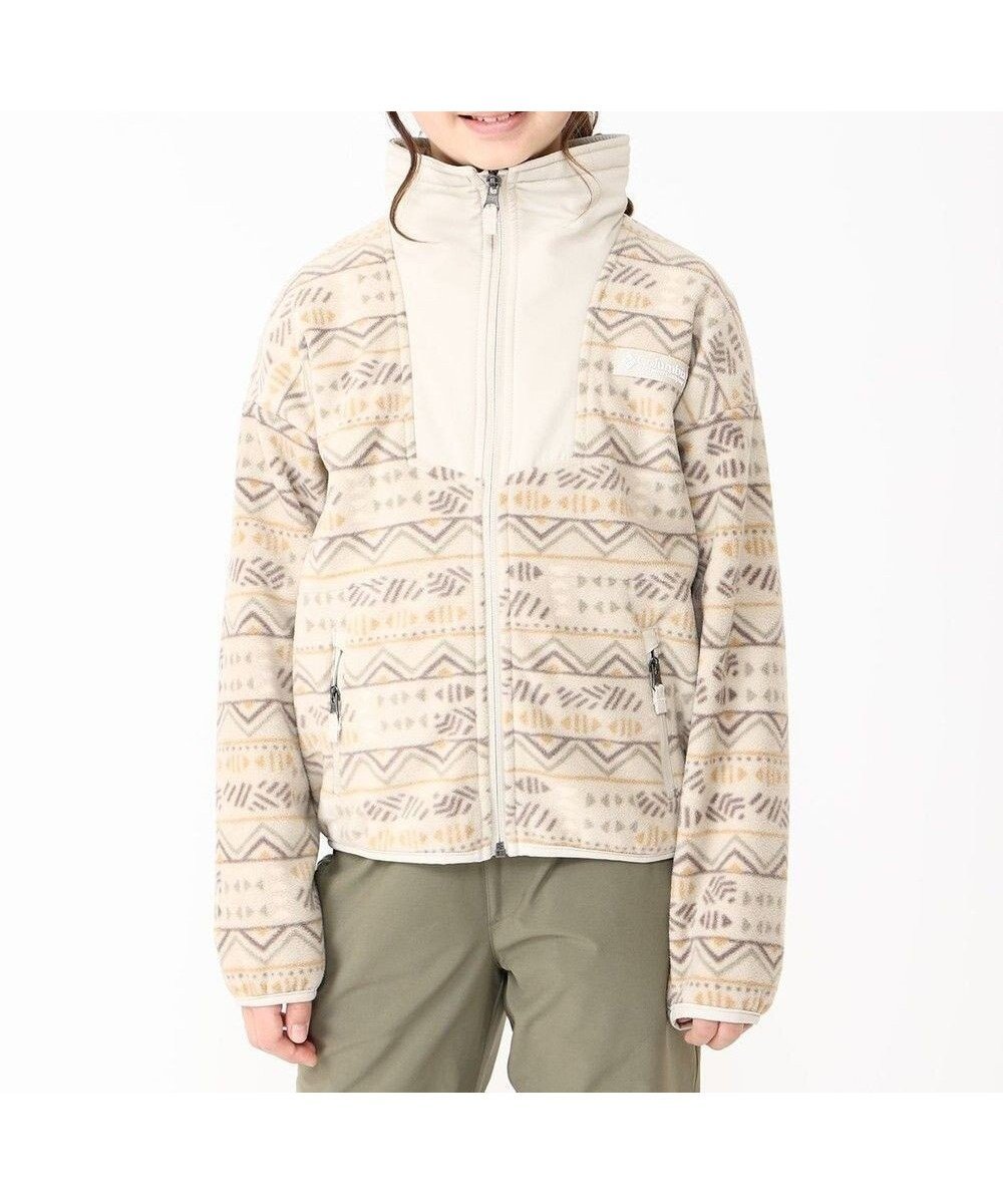 【コロンビア/Columbia / KIDS】のColumbia/ 【KIDS】セコイアグローブプリンテッドフルジップフリース /コロンビア インテリア・キッズ・メンズ・レディースファッション・服の通販 founy(ファニー) 　ファッション　Fashion　キッズファッション　Fashion for Kids　トップス・カットソー　Cut & Sew Tops　アウトドア　Outdoor Clothing　クラシカル　Classical, Vintage-Inspired　フィット　Fit, Slim Fit　プリント　Print, Printed Pattern　A/W・秋冬　Autumn/Winter　S/S・春夏　SS, Spring/Summer, Warm Season　おすすめ　Recommended / Our Picks　夏　Summer　Dark Stone Horizons、 Dark Stone|ID: prp329100004709415 ipo3291000000034017363