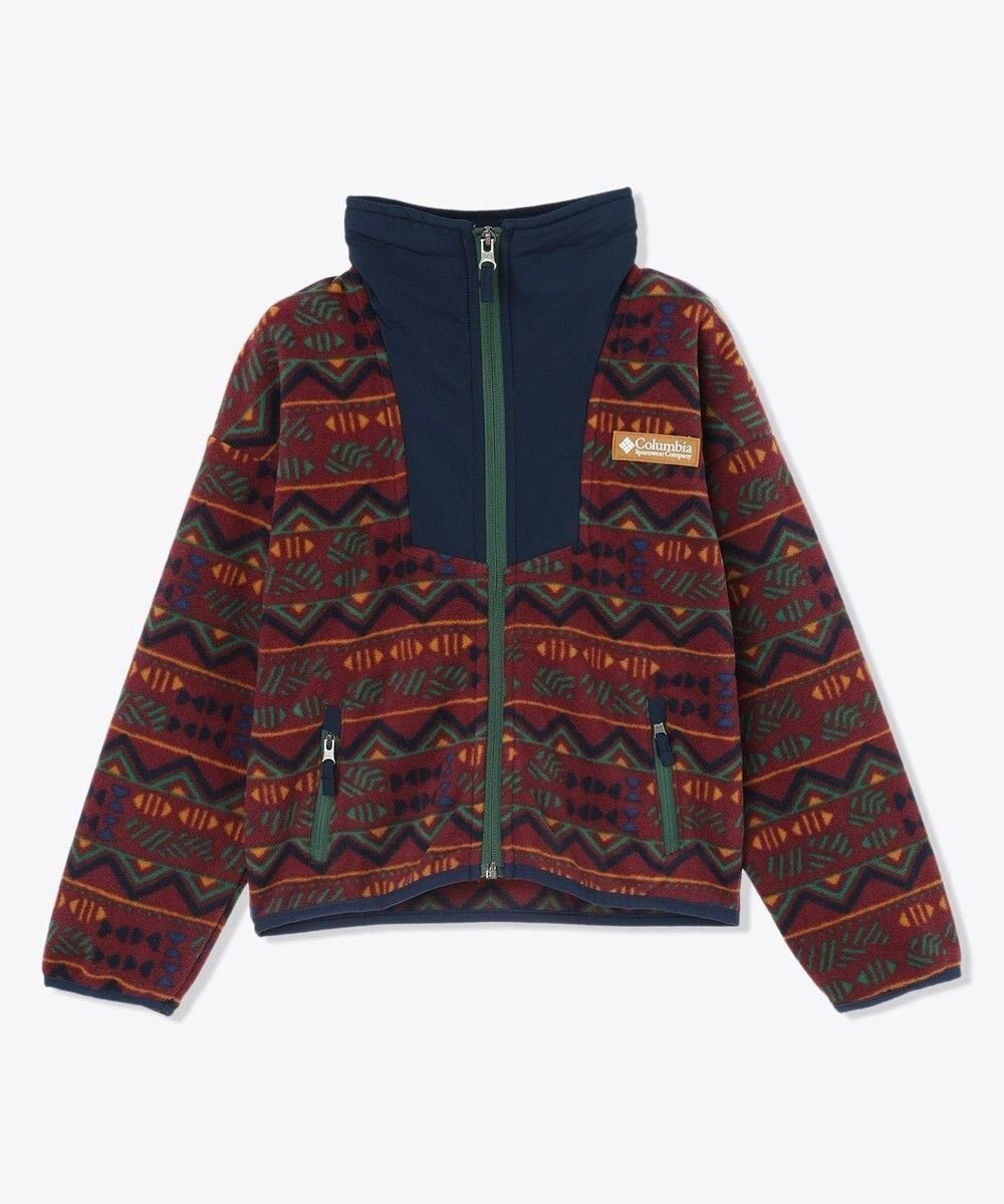 【コロンビア/Columbia / KIDS】のColumbia/ 【KIDS】セコイアグローブプリンテッドフルジップフリース /コロンビア インテリア・キッズ・メンズ・レディースファッション・服の通販 founy(ファニー) 　ファッション　Fashion　キッズファッション　Fashion for Kids　トップス・カットソー　Cut & Sew Tops　アウトドア　Outdoor Clothing　クラシカル　Classical, Vintage-Inspired　フィット　Fit, Slim Fit　プリント　Print, Printed Pattern　A/W・秋冬　Autumn/Winter　S/S・春夏　SS, Spring/Summer, Warm Season　おすすめ　Recommended / Our Picks　夏　Summer　Rich Wine Horizons、 Coll Navy|ID: prp329100004709415 ipo3291000000034017366
