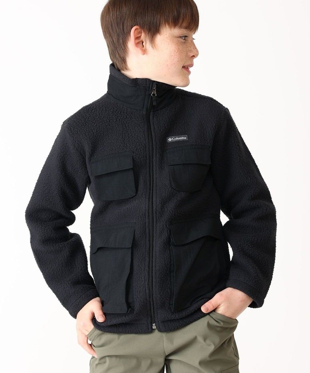 【コロンビア/Columbia / KIDS】のColumbia/ 【KIDS】ジャスパーリッジペブルドフリースフルジップ /コロンビア インテリア・キッズ・メンズ・レディースファッション・服の通販 founy(ファニー) 　ファッション　Fashion　キッズファッション　Fashion for Kids　アウター　Coat Outerwear /Kids　アウトドア　Outdoor Clothing　クラシック　Classic, Timeless Style　ジャケット　Jacket, Outerwear　スタンド　Stand Collar, Upright Stand　タフタ　Taffeta, Structured Fabric　フィット　Fit, Slim Fit　フラップ　Flap, Flap Pocket　フロント　Front, Front Design　ポケット　Pocket, Pocket Detail　夏　Summer　S/S・春夏　SS, Spring/Summer, Warm Season　A/W・秋冬　Autumn/Winter　Black|ID: prp329100004709416 ipo3291000000034911046