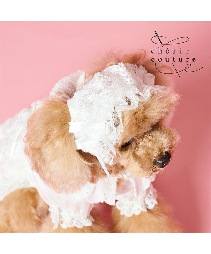 【ペットパラダイス/PET PARADISE / GOODS】のcherircouture ヘッドドレス 4S～3S / SS～S インテリア・キッズ・メンズ・レディースファッション・服の通販 founy(ファニー) https://founy.com/ ドレス Dress, One-Piece フリル Frill, Ruffle リボン Ribbon, Bow レース Lace, Lace Fabric ローズ Rose, Rose Motif A/W・秋冬 Autumn/Winter S/S・春夏 SS, Spring/Summer, Warm Season 新作・新入荷 New Arrivals / New In 犬 Dog 夏 Summer ホーム・キャンプ・アウトドア・お取り寄せ Home Living / Home & Lifestyle / Camping Gear / Outdoor Camping ペットグッズ Pet Supplies |ID: prp329100004709418 ipo3291000000034017373