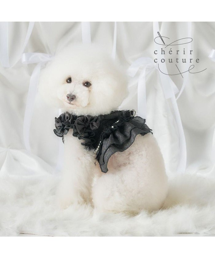 【ペットパラダイス/PET PARADISE / GOODS】のcherircouture ツイード ベストハーネス 《ブラック》 S インテリア・キッズ・メンズ・レディースファッション・服の通販 founy(ファニー) https://founy.com/ ツイード Twill, Twill Weave パール Pearl, Pearl Accent フリル Frill, Ruffle ベスト Vest, Waistcoat リボン Ribbon, Bow 新作・新入荷 New Arrivals / New In 犬 Dog エレガント 上品 Elegant ホーム・キャンプ・アウトドア・お取り寄せ Home Living / Home & Lifestyle / Camping Gear / Outdoor Camping ペットグッズ Pet Supplies |ID: prp329100004709430 ipo3291000000034017397