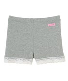 【ミキハウスホットビスケッツ/MIKI HOUSE HOT BISCUITS / KIDS】の【80-130cm】 裾レース オーバーパンツ グレー|ID: prp329100004709461 ipo3291000000034017483
