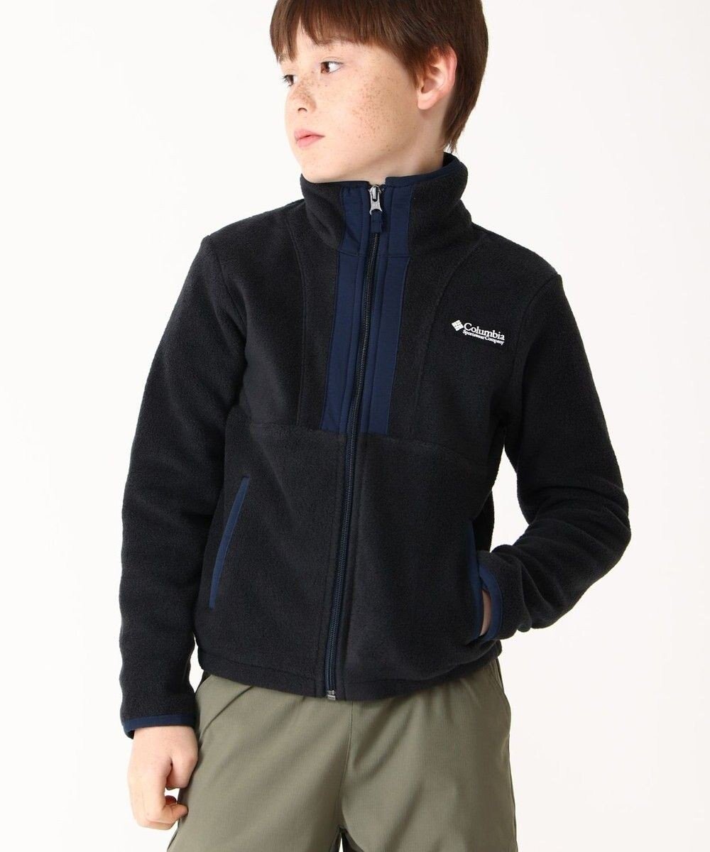 【コロンビア/Columbia / KIDS】のColumbia/ 【KIDS】バックボールIIフルジップフリース /コロンビア インテリア・キッズ・メンズ・レディースファッション・服の通販 founy(ファニー) 　ファッション　Fashion　キッズファッション　Fashion for Kids　トップス・カットソー　Cut & Sew Tops　アウトドア　Outdoor Clothing　春　Spring　秋　Autumn　クラシカル　Classical, Vintage-Inspired　クラシック　Classic, Timeless Style　フィット　Fit, Slim Fit　ブロック　Block, Solid Block Pattern　ポケット　Pocket, Pocket Detail　ロング　Long, Long-Length　A/W・秋冬　Autumn/Winter　S/S・春夏　SS, Spring/Summer, Warm Season　おすすめ　Recommended / Our Picks　夏　Summer　Black、 Collegiate Navy|ID: prp329100004709480 ipo3291000000034017534