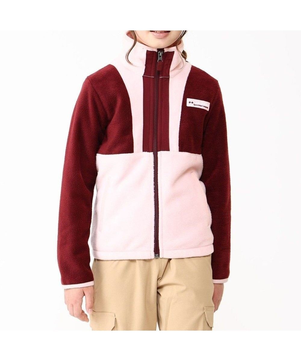 【コロンビア/Columbia / KIDS】のColumbia/ 【KIDS】バックボールIIフルジップフリース /コロンビア インテリア・キッズ・メンズ・レディースファッション・服の通販 founy(ファニー) 　ファッション　Fashion　キッズファッション　Fashion for Kids　トップス・カットソー　Cut & Sew Tops　アウトドア　Outdoor Clothing　春　Spring　秋　Autumn　クラシカル　Classical, Vintage-Inspired　クラシック　Classic, Timeless Style　フィット　Fit, Slim Fit　ブロック　Block, Solid Block Pattern　ポケット　Pocket, Pocket Detail　ロング　Long, Long-Length　A/W・秋冬　Autumn/Winter　S/S・春夏　SS, Spring/Summer, Warm Season　おすすめ　Recommended / Our Picks　夏　Summer　Rich Wine、 Satin Pink|ID: prp329100004709480 ipo3291000000034017537